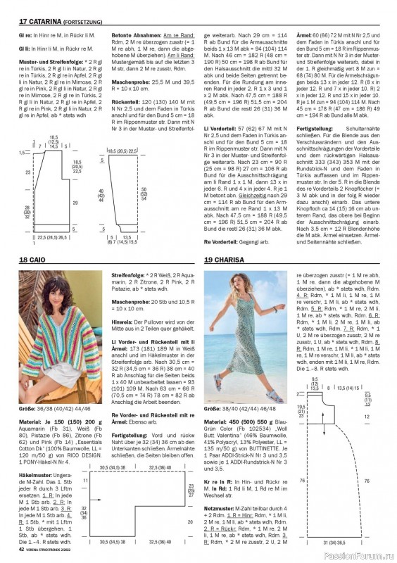 Вязаные модели спицами в журнале «Verena Stricktrends №2 2022»