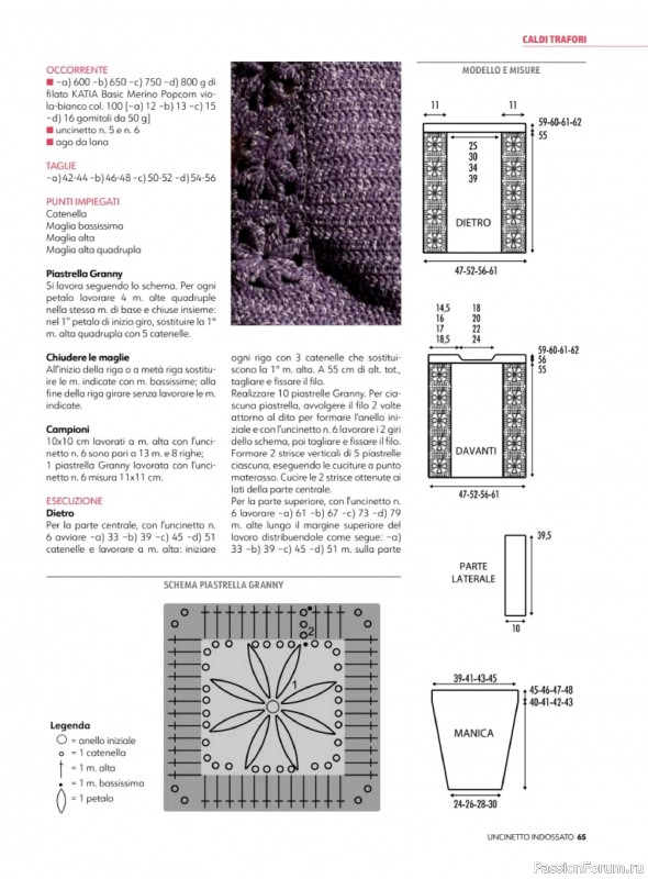 Вязаные проекты в журнале «Uncinetto Indossato №8 2024»