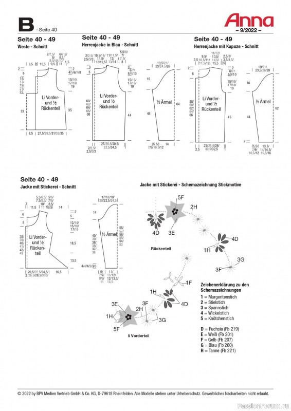 Новые техники рукоделия в журнале «Anna №9 2022 Germany»