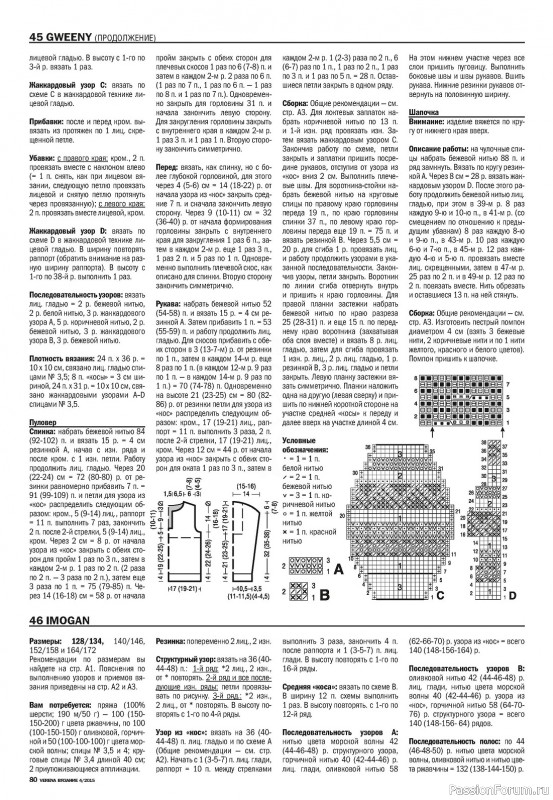 Вязаные модели в журнале «Verena №4 2015»