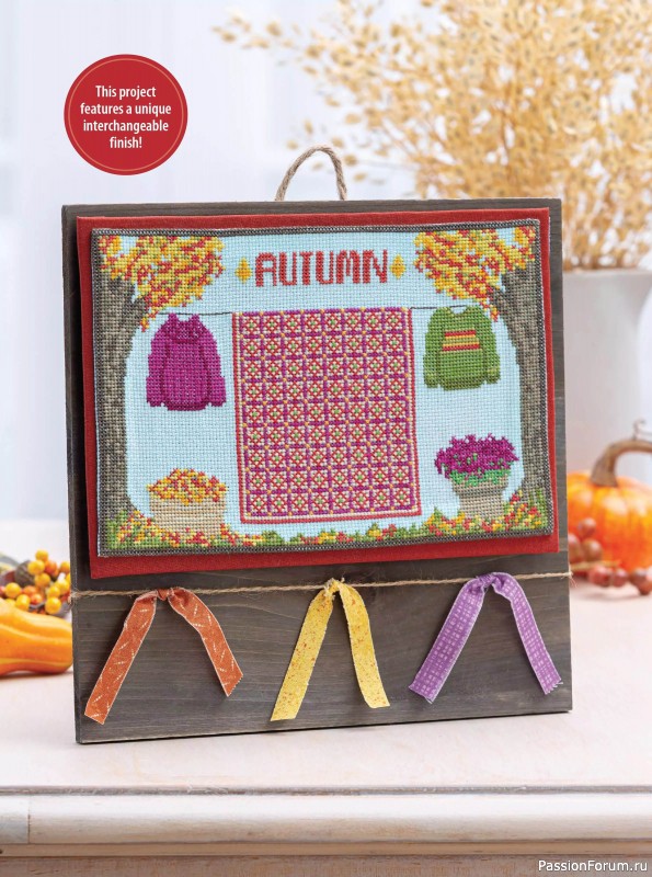 Коллекция вышивки в журнале «Just CrossStitch - Autumn 2024»