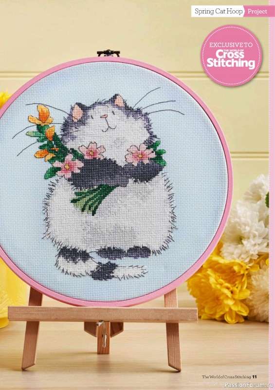 Коллекция вышивки в журнале «The World of Cross Stitching №355 2025»