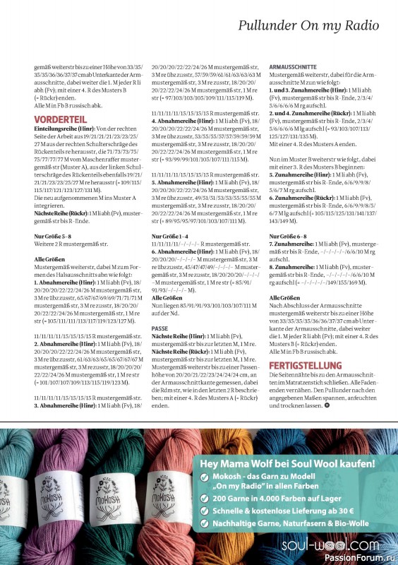 Вязаные проекты спицами в журнале «The Knitter Germany №74 2025»