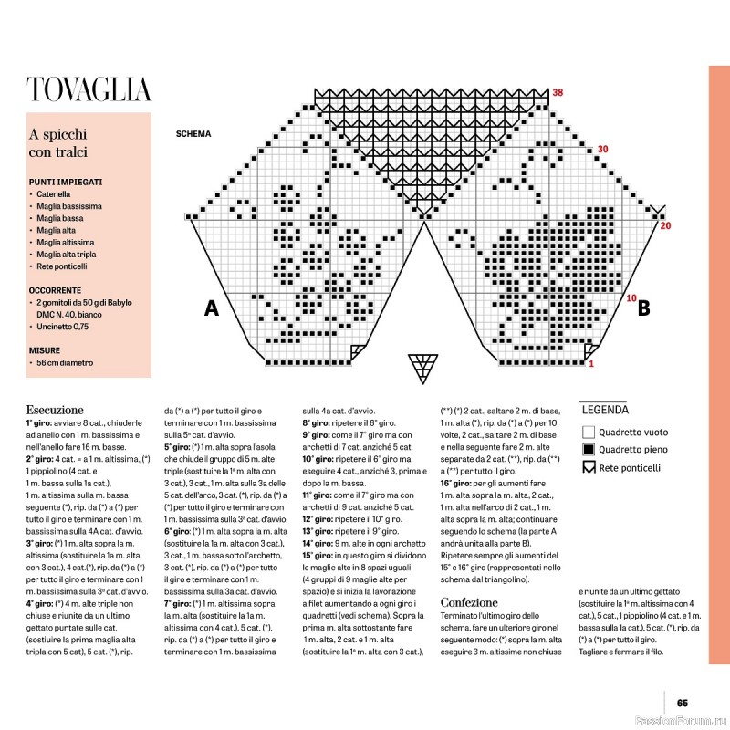 Вязаные проекты в журнале «Uncinetto Manuale Filet №12 2023»