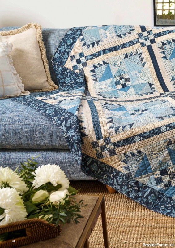 Коллекция проектов для рукодельниц в журнале «Todays Quilter №128 2025»