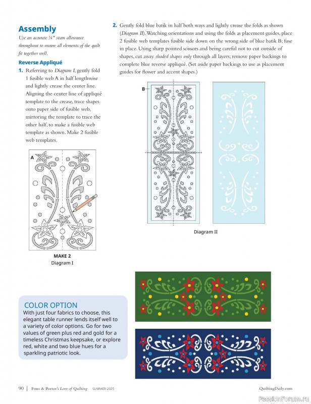 Коллекция проектов для рукодельниц в журнале «Fons & Porter’s Love Of Quilting - Summer 2025»