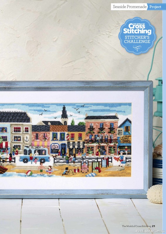 Коллекция вышивки в журнале «The World of Cross Stitching №358 2025»