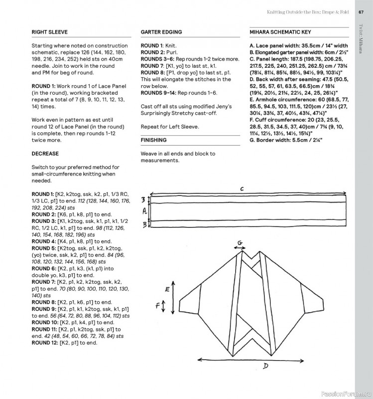 Вязаные модели спицами в журнале «Knitting Outside the Box: Drape & Fold»