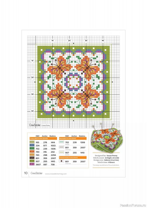 Коллекция вышивки в журнале «CrossStitcher №412 2024»