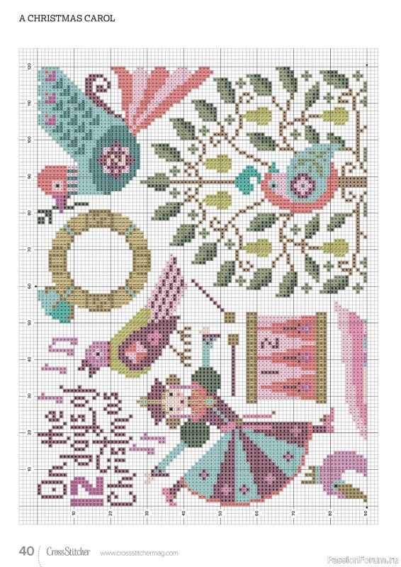 Коллекция вышивки в журнале «CrossStitcher №416 2024»