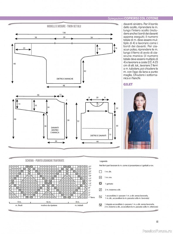 Вязаные модели в журнале «La Nuova Maglia №30 2024»