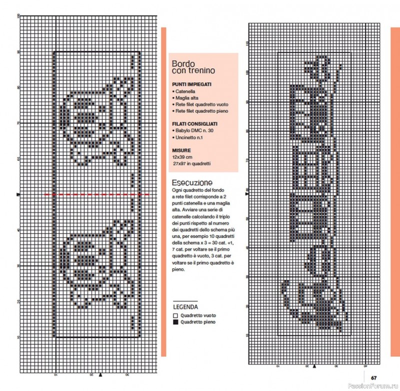 Вязаные проекты крючком в журнале «Uncinetto Manuale Filet №6 2022»