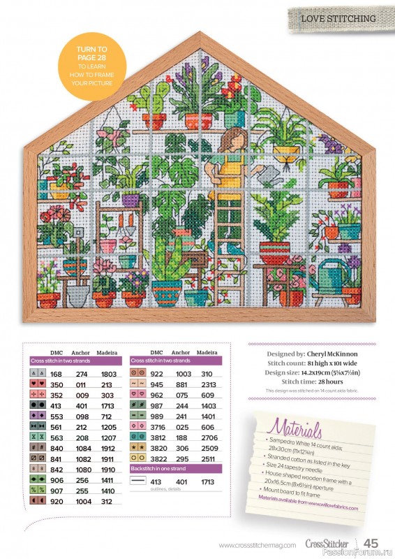 Коллекция вышивки в журнале «CrossStitcher №424 2025»
