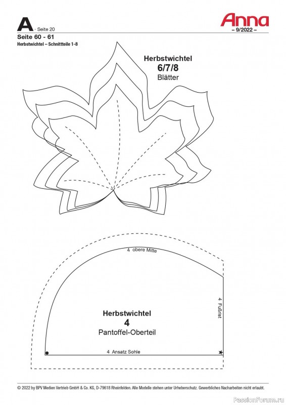 Новые техники рукоделия в журнале «Anna №9 2022 Germany»