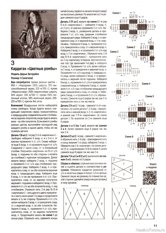 Вязаные модели в журнале «Вяжем крючком №1 2025»