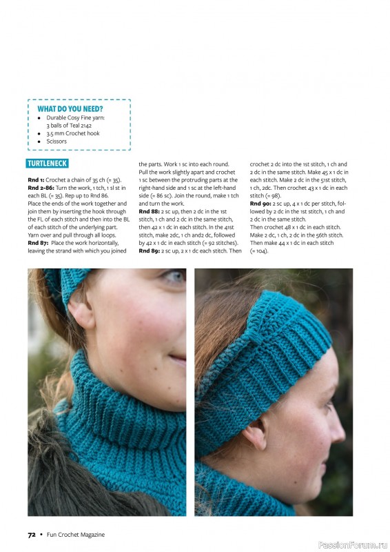 Вязаные проекты крючком в журнале «Fun Crochet Magazine №14 2023»