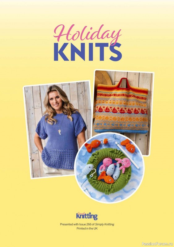 Вязаные проекты крючком в журнале «Simply Knitting №266 2025»