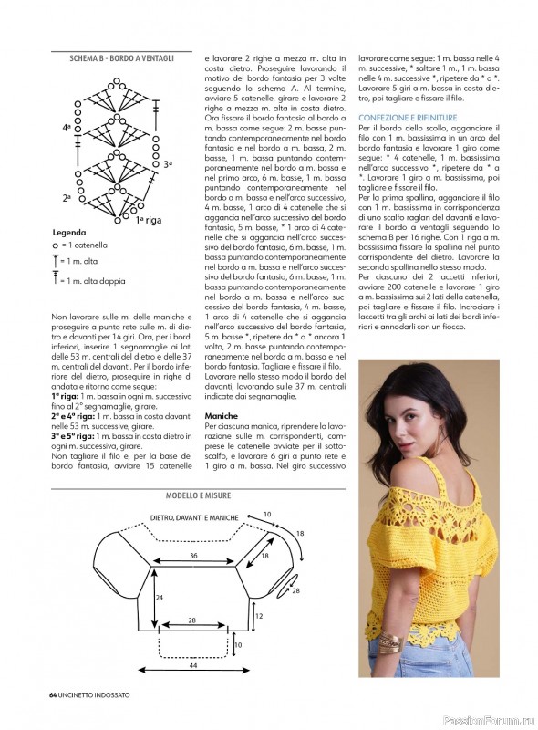 Вязаные проекты крючком в журнале «Uncinetto Indossato №4 2024»