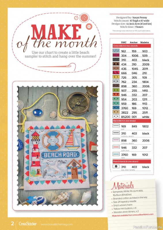 Коллекция вышивки в журнале «CrossStitcher №423 2025»
