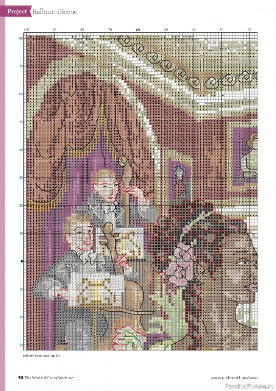 Коллекция вышивки в журнале «The World of Cross Stitching №330 2023»