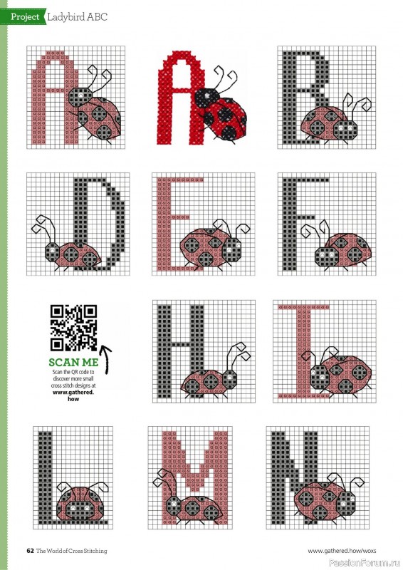 Коллекция вышивки в журнале «The World of Cross Stitching №360 2025»