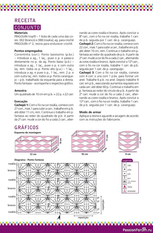 Вязаные проекты крючком в журнале «Artesanato Simples №7 2022 - Croche»