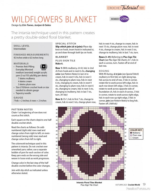 Вязаные проекты крючком в журнале «Crochet World - Autumn 2025»