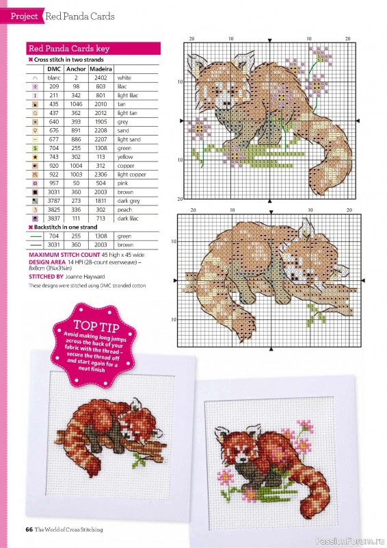 Коллекция вышивки в журнале «The World of Cross Stitching №355 2025»