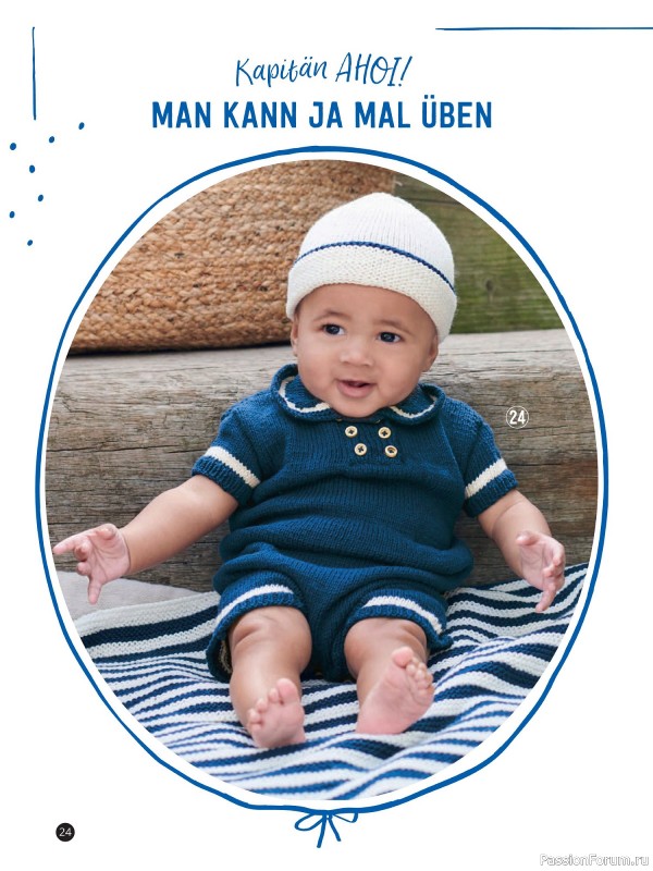 Вязаные модели для детей в журнале «Baby Maschenmode №62 2024»