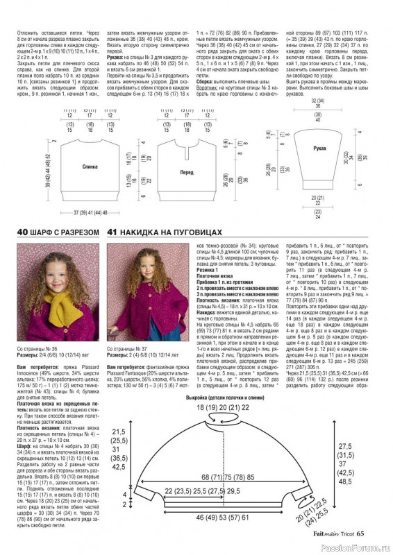 Вязаные модели в журнале «Tricot №4 2022»