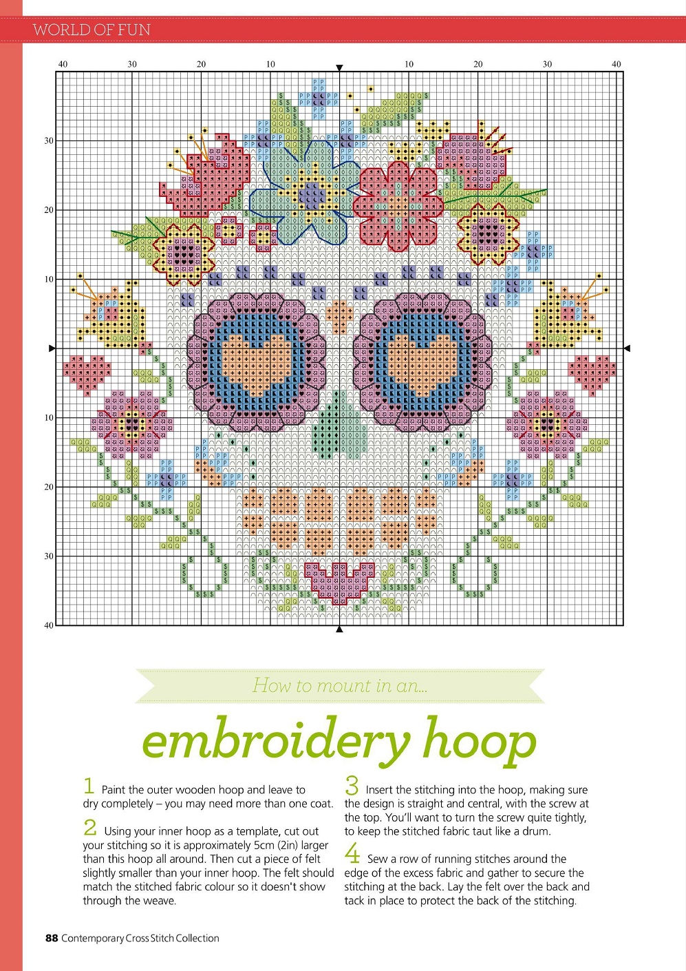 Журнал по вышивке крестом "Contemporary Cross Stitch Collection 2021"