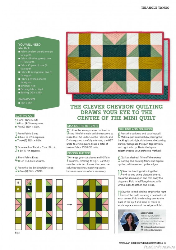 Коллекция проектов для рукодельниц в журнале «Love Patchwork & Quilting №145 2024»