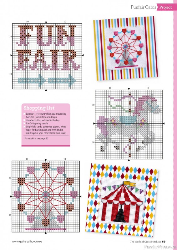 Коллекция вышивки в журнале «The World of Cross Stitching №358 2025»