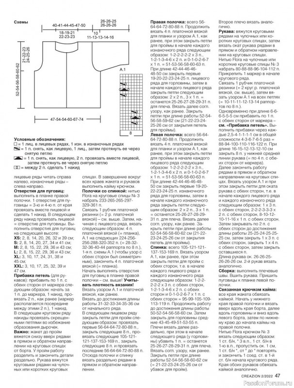 Вязаные модели в журнале «Creazion №2 2022»