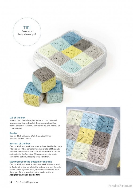 Вязаные проекты крючком в журнале «Fun Crochet Magazine №22 2025»