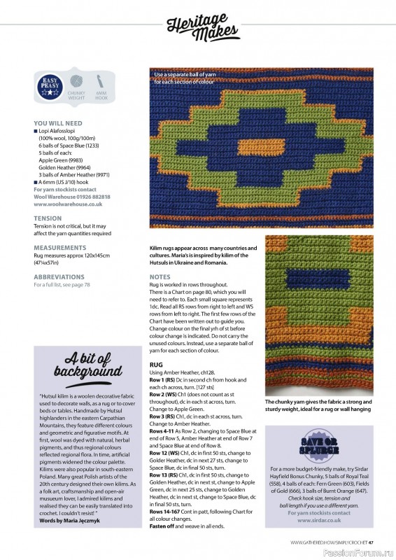 Вязаные проекты крючком в журнале «Simply Crochet №149 2024»