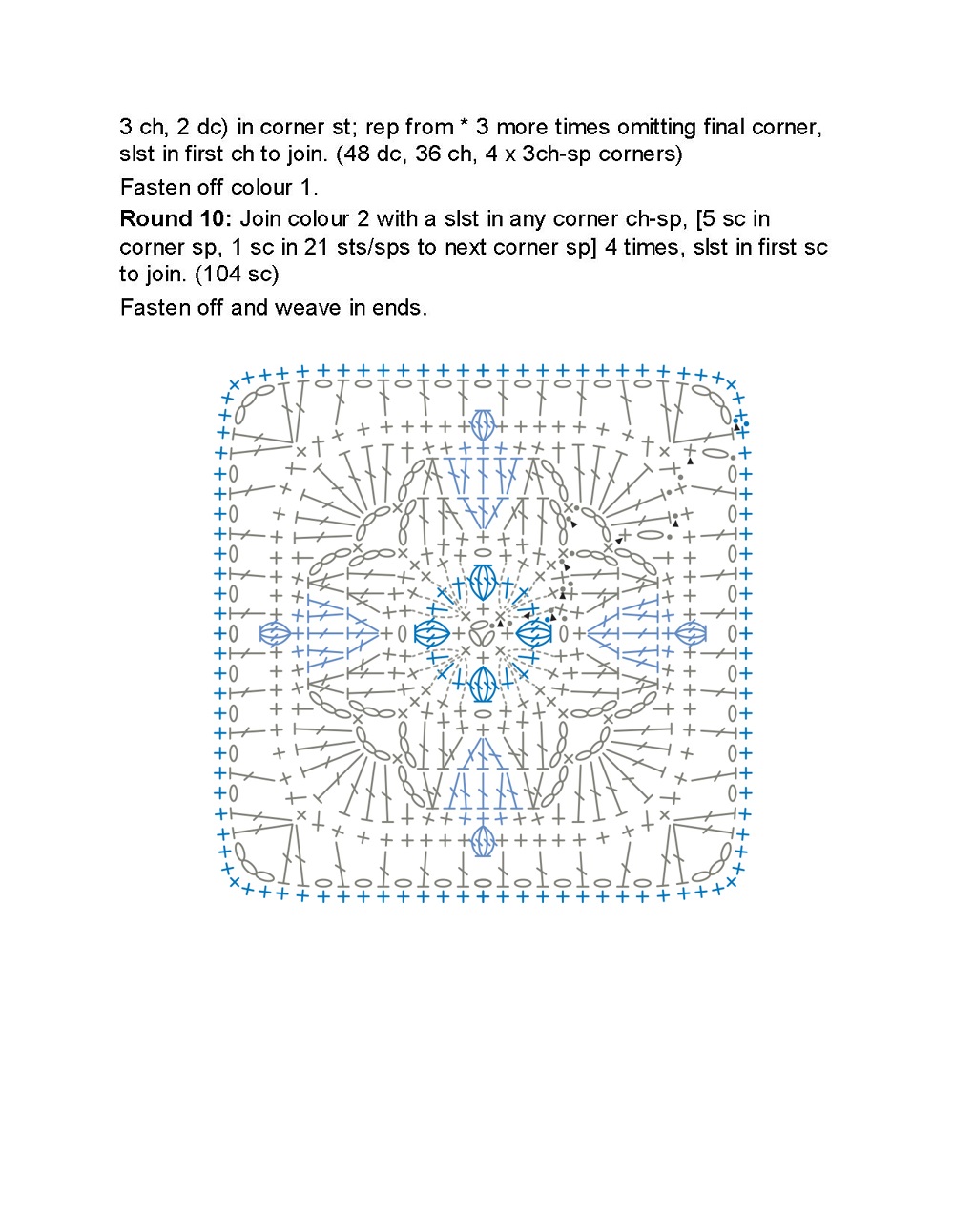 Коллекция проектов крючком в книге «100 Crochet Tiles»