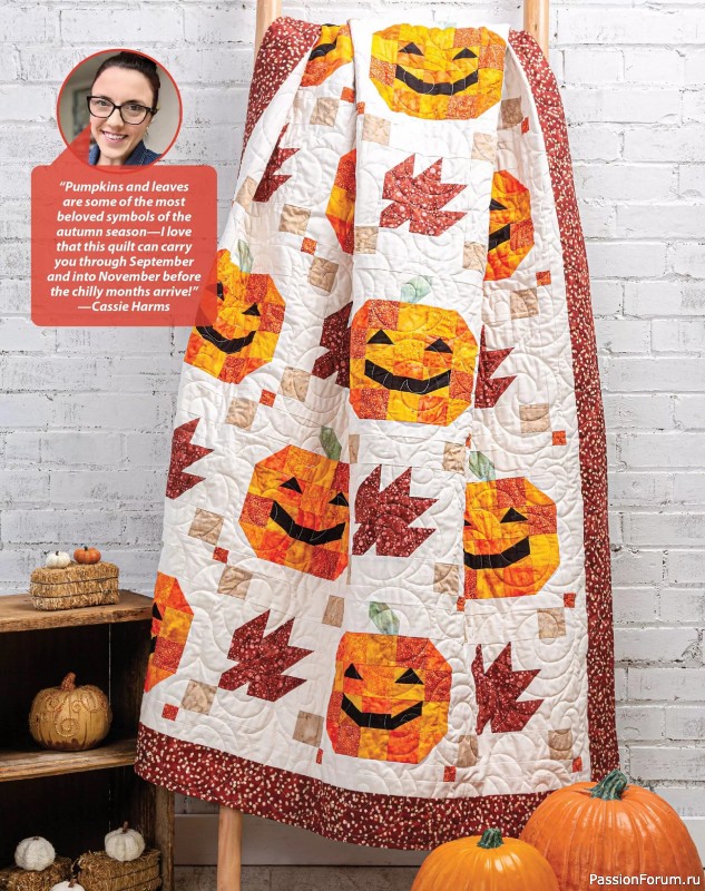 Коллекция проектов для рукодельниц в журнале «Quilter's World - Autumn 2025»