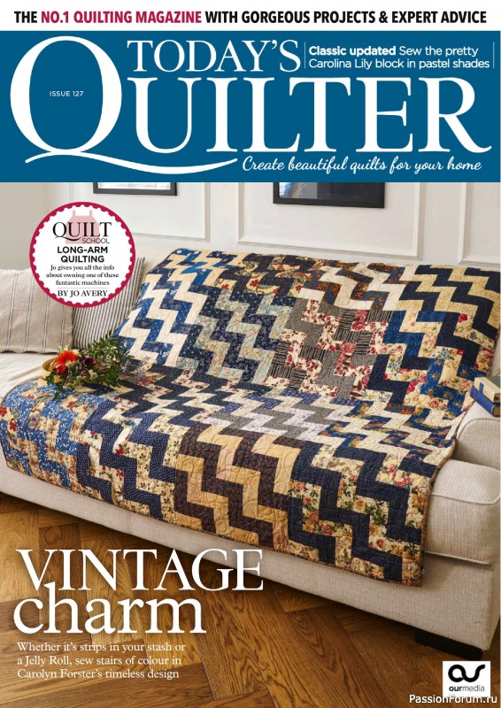 Коллекция проектов для рукодельниц в журнале «Todays Quilter №127 2025»