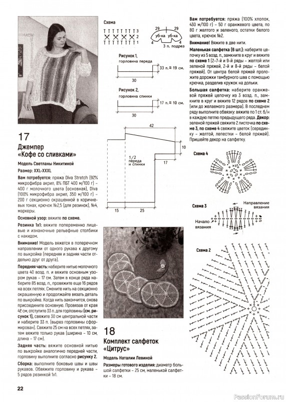 Вязаные модели в журнале «Вяжем крючком №1 2025»