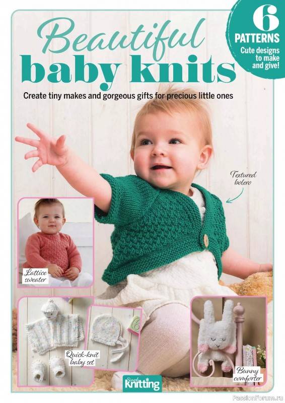 Вязаные проекты крючком в журнале «Simply Knitting №263 2025»