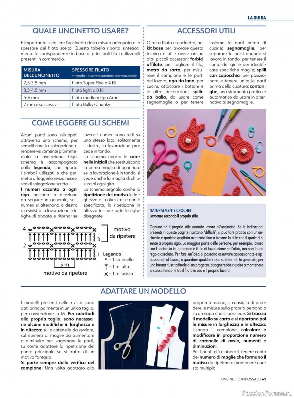 Вязаные проекты крючком в журнале «Uncinetto Indossato №5 2024»