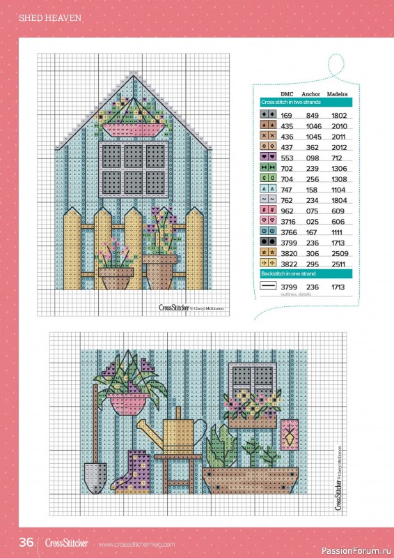 Коллекция вышивки в журнале «CrossStitcher №411 2024»