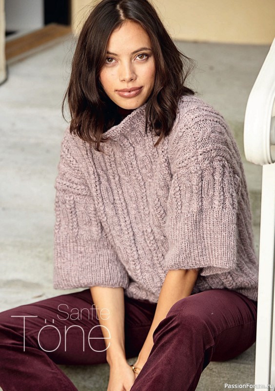 Вязаные модели в журнале «Burda Stricken №1 2020»