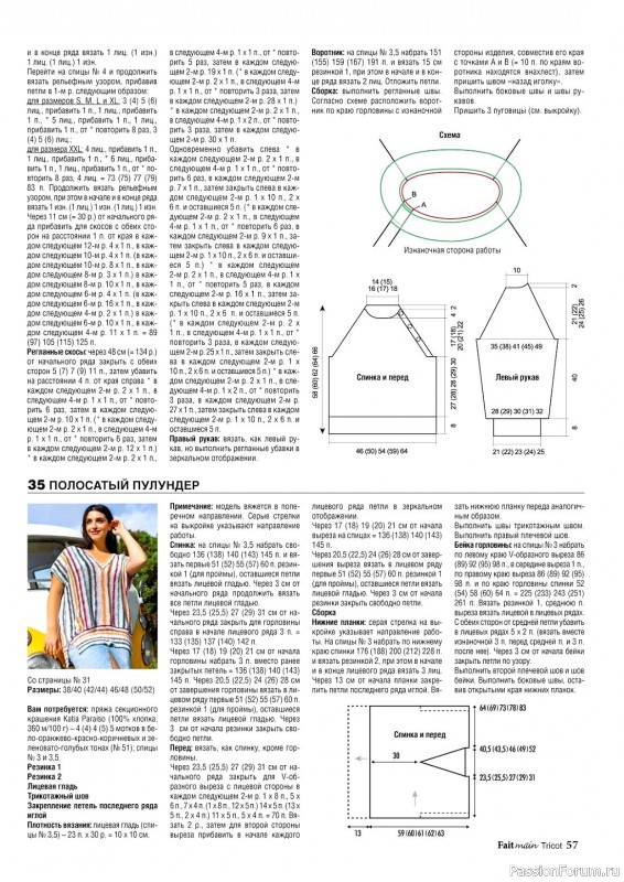 Вязаные модели в журнале «Tricot. Вязание №1 2023»