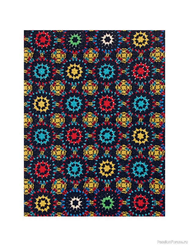 Вязаные проекты в книге «Crochet Squares»