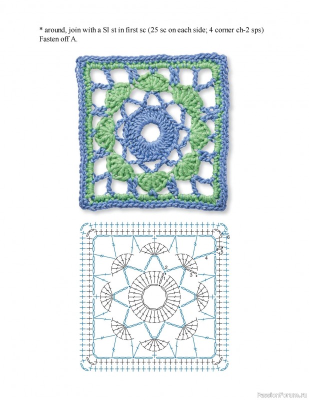 Вязаные проекты в книге «Granny Square Crochet for Beginners». Продолжение