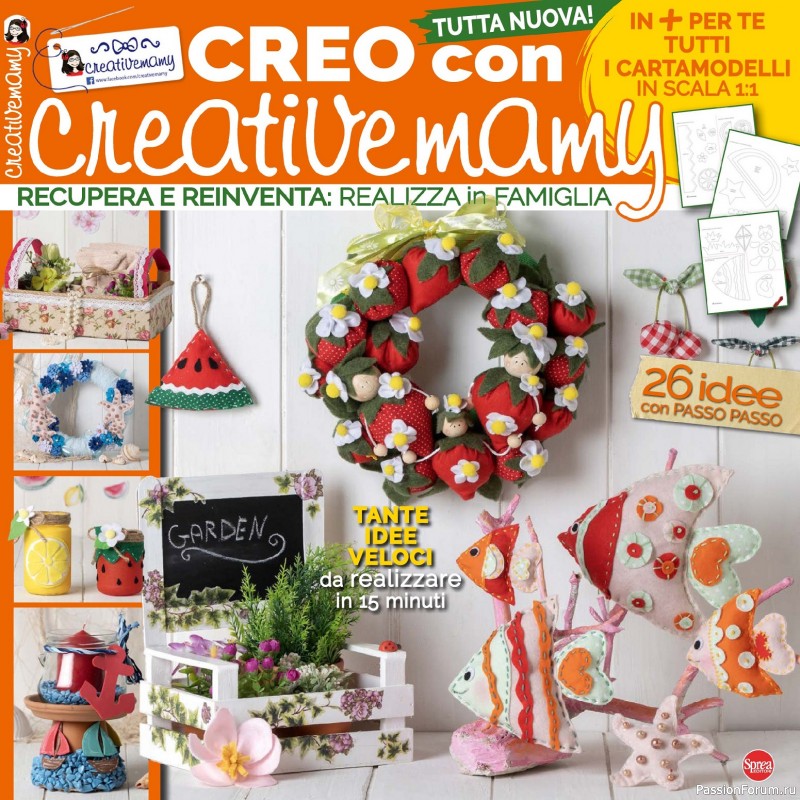 Коллекция проектов для рукодельниц в журнале «Creo Con Creativemamy №20 2025»