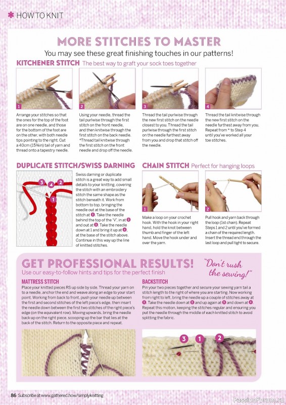 Вязаные проекты в журнале «Simply Knitting №245 2023»