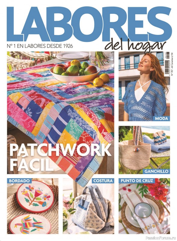 Коллекция проектов для рукодельниц в журнале &laquo;Labores del hogar №787 2025&raquo;